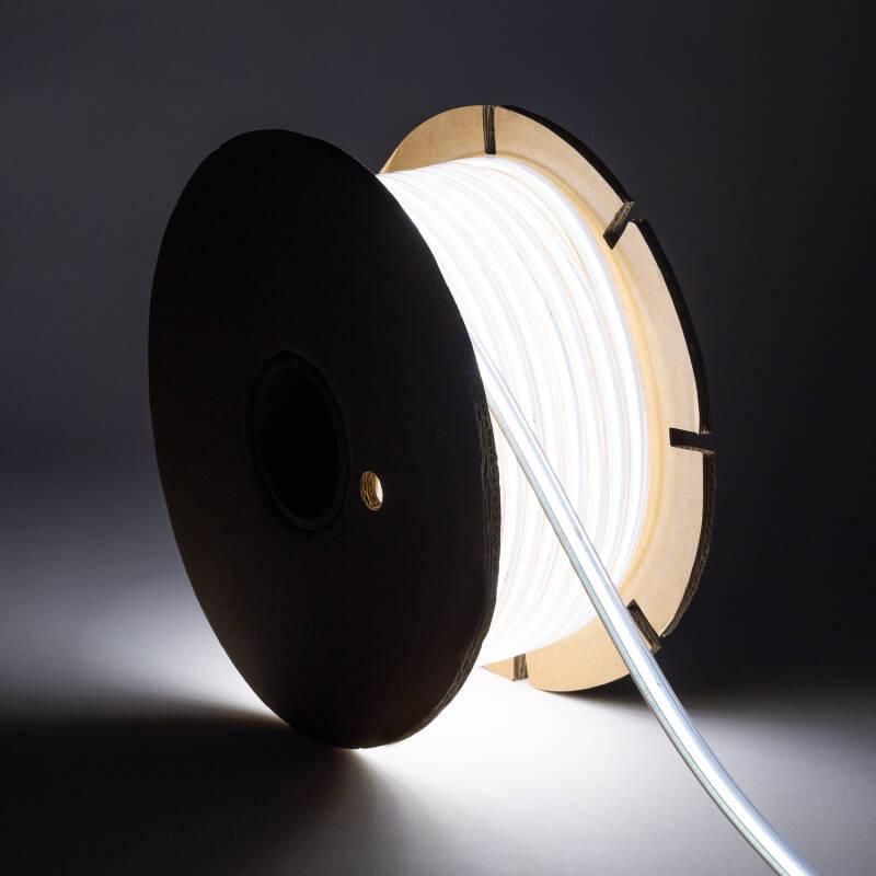 Ruban LED Dimmable 220V COB Auto-Redressement 320 LED/m BOBINE 50m 14W/m 1120lm/m SILICONE FLEX Largeur 10mm Coupe 25cm IP65
