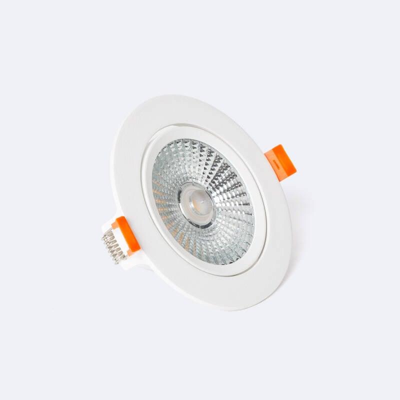 Spot LED Downlight Superslim COB LIFUD Rond Orientable 15W Blanc CRI90 Expert Color No Flicker Coupe Ø 100mm 