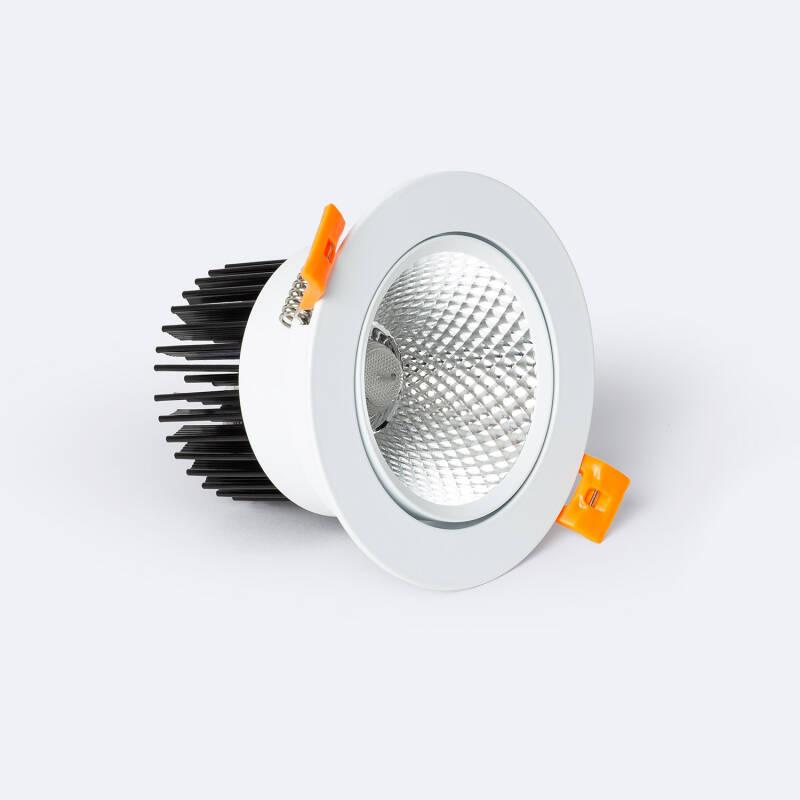 Spot Downlight LED 12W Rond COB CRI90 Coupe Ø 90 mm