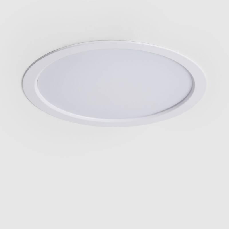 Downlight LED 36W Rond Chip OSRAM Aero 110 lm/W LIFUD Coupe Ø 200 mm