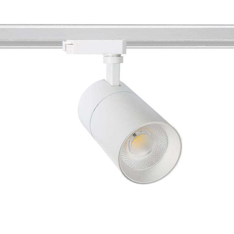 Spot LED sur Rail Monophasé 20W Mallet Blanc