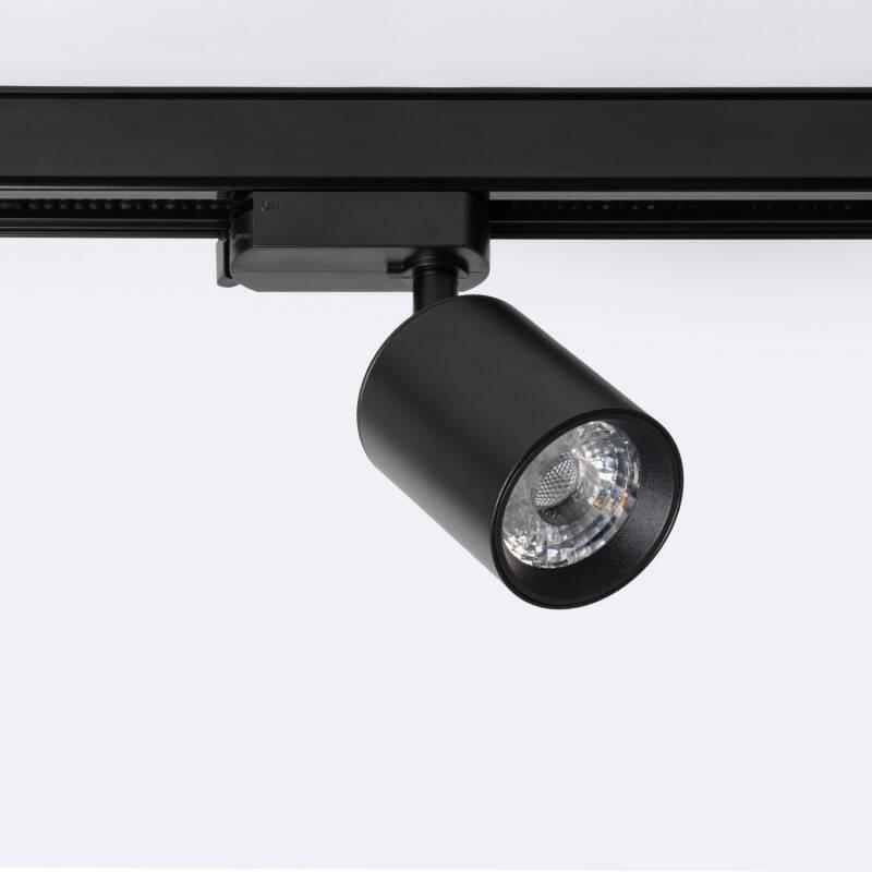 Spot LED sur Rail Monophasé 10W Mallet Dimmable Noir