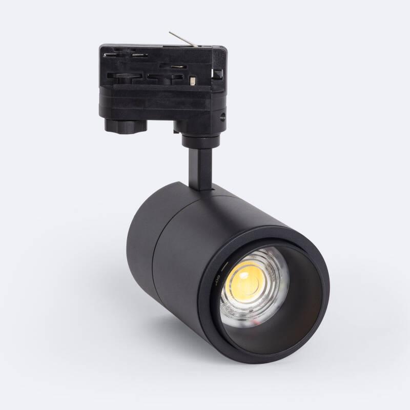 Spot LED sur Rail Triphasé 30W Dimmable Pulyx CCT Sélectionnable Multi-angle 15-60º