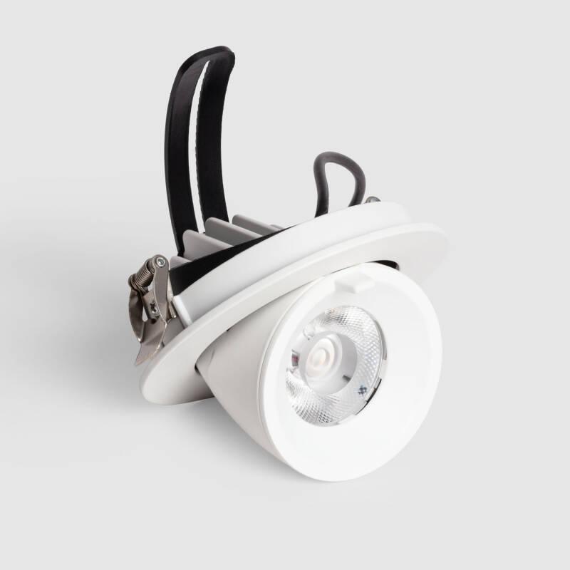 Downlight LED 15W Rond Orientable Chip OSRAM CCT Sélectionnable 120 lm/W LIFUD Coupe Ø 100 mm