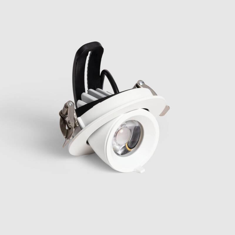 Downlight LED 10W Rond Orientable Chip OSRAM CCT Sélectionnable 120 lm/W LIFUD Coupe Ø 75mm