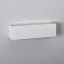 Applique Murale Extérieure LED 10W Aluminium Éclairage Double Face Rectangulaire Blanc Lena