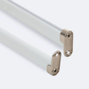 Profilé Aluminium Barre Accrochage Vêtements d'Armoires pour Rubans LED jusqu'à 12 mm